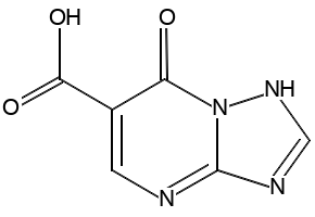 7-OXO-4,7-DIHYDRO-[1,2,4]TRIAZOLO[1,5-A]PYRIMIDINE-6-CARBOXYLIC ACID structure, CAS 220493-61-8