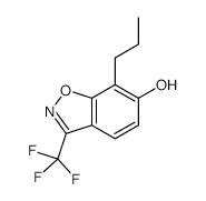 7-PROPYL-3-(TRIFLUOROMETHYL)BENZO[D]ISOXAZOL-6-OL structure, CAS 194608-88-3