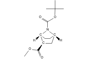 7-TERT-BUTYL 2-METHYL 7-AZABICYCLO[2.2.1]HEPTANE-2,7-DICARBOXYLATE structure, CAS 688790-06-9