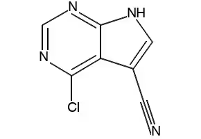 7H-PYRROLO[2,3-D]PYRIMIDINE-4-CARBONITRILE structure, CAS 1005206-16-5