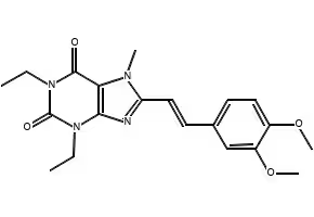 8-(3,4-DIMETHOXYPHENYL)-7-METHYL-1,3-DIPROPYL-1H-PURINE-2,6(3H,7H)-DIONE structure, CAS 152881-18-0