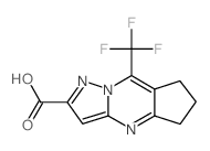 8-(TRIFLUOROMETHYL)-6,7-DIHYDRO-5H-CYCLOPENTA[D]PYRAZOLO[1,5-A]PYRIMIDINE-2-CARBOXYLIC ACID structure, CAS 505054-58-0