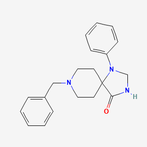 8-BENZYL-1,3,8-TRIAZASPIRO[4.5]DECAN-4-ONE structure, CAS 974-41-4
