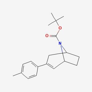 8-BOC-3-P-TOLYL-8-AZA-BICYCLO[3.2.1]OCT-2-ENE structure, CAS 900503-38-0