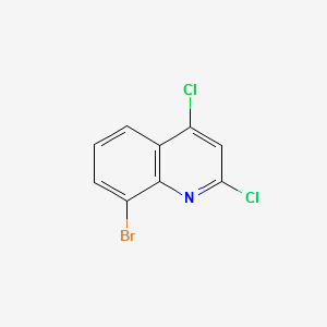 8-BROMO-2,4-DICHLOROQUINOLINE structure, CAS 406204-86-2