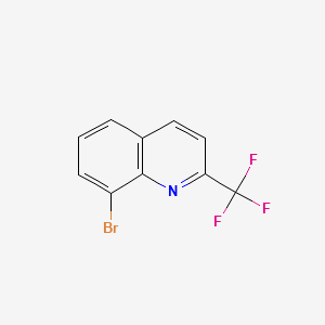 8-BROMO-2-(TRIFLUOROMETHYL)QUINOLINE structure, CAS 176722-63-7