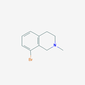 8-BROMO-2-METHYL-1,2,3,4-TETRAHYDROISOQUINOLINE structure, CAS 947499-03-8