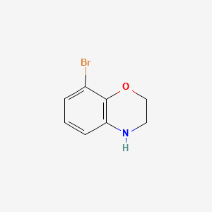 8-BROMO-3,4-DIHYDRO-2H-BENZO[B][1,4]OXAZINE structure, CAS 625394-65-2