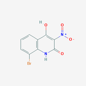 8-BROMO-3-NITROQUINOLINE-2,4-DIOL structure, CAS 54675-49-9
