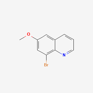 8-BROMO-6-METHOXYQUINOLINE structure, CAS 50488-36-3