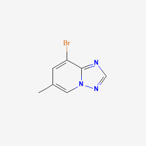 8-BROMO-6-METHYL-[1,2,4]TRIAZOLO[1,5-A]PYRIDINE structure, CAS 957062-94-1