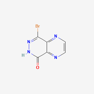 8-BROMOPYRAZINO[2,3-D]PYRIDAZIN-5(6H)-ONE structure, CAS 17257-99-7