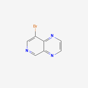 8-BROMOPYRIDO[3,4-B]PYRAZINE structure, CAS 929074-45-3