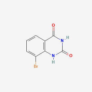 8-BROMOQUINAZOLINE-2,4-DIOL structure, CAS 331646-99-2