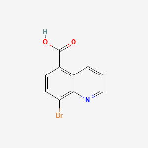 8-BROMOQUINOLINE-5-CARBOXYLIC ACID structure, CAS 204782-96-7