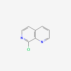 8-CHLORO-1,7-NAPHTHYRIDINE structure, CAS 13058-77-0