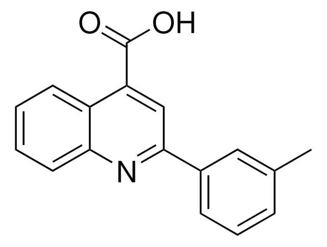 8-CHLORO-2-(M-TOLYL)QUINOLINE-4-CARBOXYLIC ACID structure, CAS 588677-32-1
