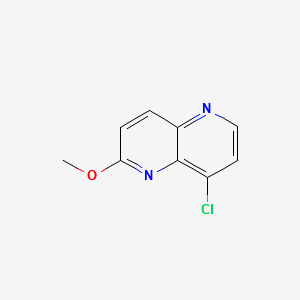 8-CHLORO-2-METHOXY-1,5-NAPHTHYRIDINE structure, CAS 249889-68-7