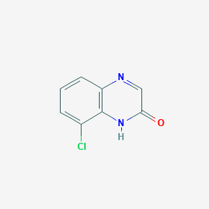 8-CHLORO-2-QUINOXALINOL structure, CAS 65180-12-3