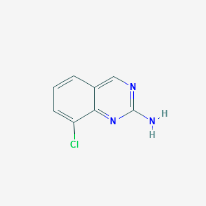 8-CHLOROQUINAZOLIN-2-AMINE structure, CAS 1185113-73-8