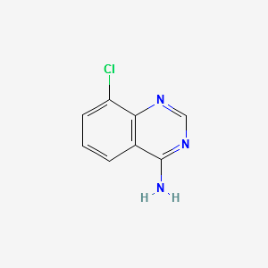 8-CHLOROQUINAZOLIN-4-AMINE structure, CAS 19808-37-8