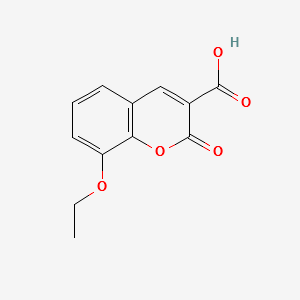 8-ETHOXY-2-OXO-2H-CHROMENE-3-CARBOXYLIC ACID structure, CAS 81017-24-5