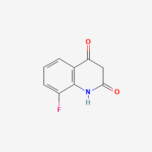 8-FLUOROQUINOLINE-2,4(1H,3H)-DIONE structure, CAS 148356-14-3