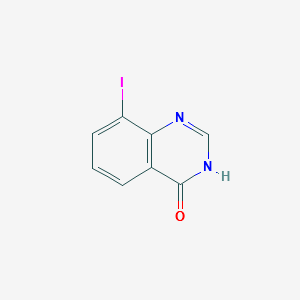 8-IODOQUINAZOLIN-4-OL structure, CAS 77150-36-8