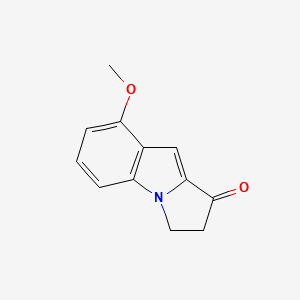 8-METHOXY-2,3-DIHYDRO-1H-PYRROLO[1,2-A]INDOL-1-ONE structure, CAS 137075-39-9