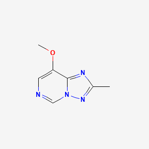 8-METHOXY-2-METHYL-[1,2,4]TRIAZOLO[1,5-C]PYRIMIDINE structure, CAS 106921-55-5