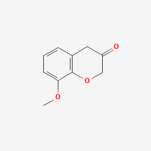 8-METHOXYCHROMAN-3-ONE structure, CAS 91520-00-2