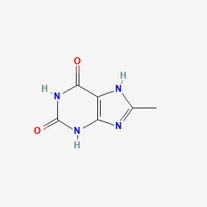 8-METHYL-1H-PURINE-2,6(3H,7H)-DIONE structure, CAS 17338-96-4