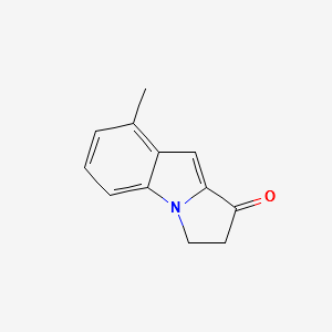 8-METHYL-2,3-DIHYDRO-1H-PYRROLO[1,2-A]INDOL-1-ONE structure, CAS 137075-38-8