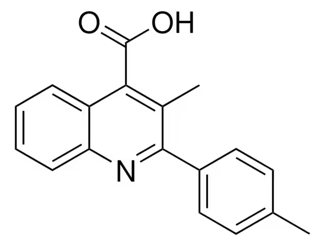 8-METHYL-2-(O-TOLYL)QUINOLINE-4-CARBOXYLIC ACID structure, CAS 587850-80-4