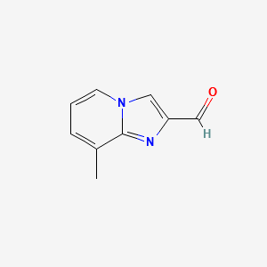 8-METHYLIMIDAZO[1,2-A]PYRIDINE-2-CARBALDEHYDE structure, CAS 143982-39-2