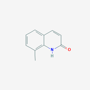 8-METHYLQUINOLIN-2(1H)-ONE structure, CAS 4053-36-5