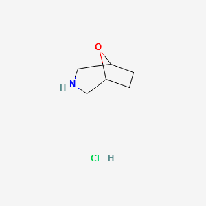 8-OXA-3-AZABICYCLO[3,2,1]OCTANE HYDROCHLORIDE structure, CAS 54745-74-3