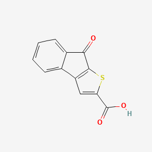 8-OXO-8H-INDENO[2,1-B]THIOPHENE-2-CARBOXYLIC ACID structure, CAS 13132-09-7