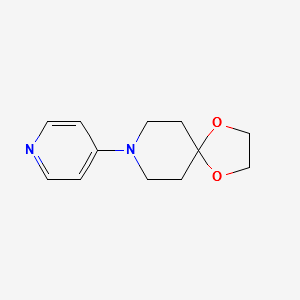 8-PYRIDIN-4-YL-1,4-DIOXA-8-AZA-SPIRO[4.5]DECANE structure, CAS 166954-75-2