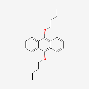 9,10-DIBUTOXYANTHRACENE structure, CAS 76275-14-4