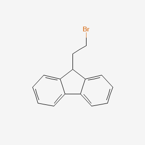 9-(2-BROMOETHYL)-9H-FLUORENE structure, CAS 108012-21-1