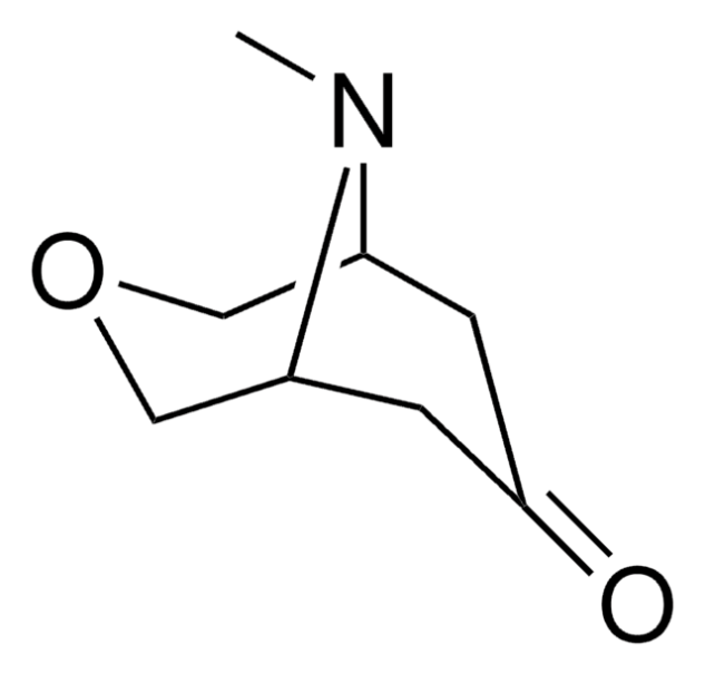 9-METHYL-3-OXA-9-AZABICYCLO[3.3.1]NONAN-7-ONE structure, CAS 7224-81-9