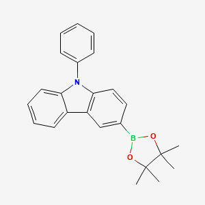 9-PHENYL-9H-CARBAZOL-3-YL-3-BORONIC ACID PINACOL ESTER structure, CAS 1126522-69-7