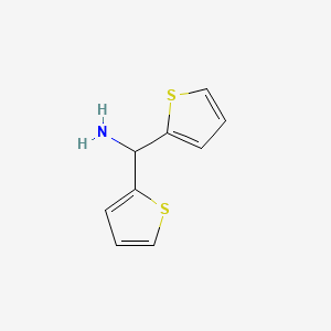 A-2-THIENYLTHIOPHENEMETHANAMINE structure, CAS 261925-40-0