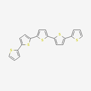 A-QUINQUETHIOPHENE structure, CAS 5660-45-7