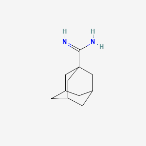 ADAMANTANE-1-CARBOXIMIDAMIDE structure, CAS 173601-35-9