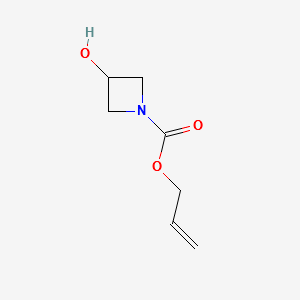 ALLYL 3-HYDROXYAZETIDINE-1-CARBOXYLATE structure, CAS 1198283-27-0
