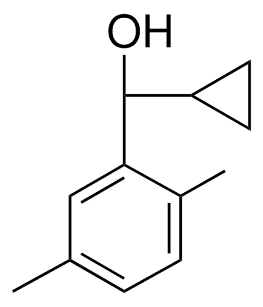 ALPHA-CYCLOPROPYL-2,5-DIMETHYLBENZYL ALCOHOL structure, CAS 78987-81-2