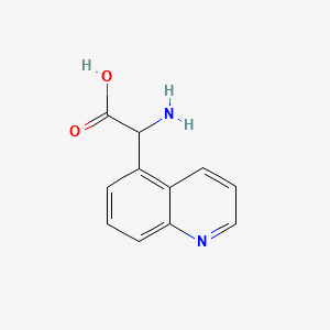 AMINO(QUINOLIN-5-YL)ACETIC ACID structure, CAS 1218053-12-3