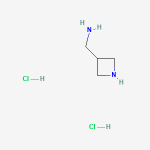 AZETIDIN-3-YLMETHANAMINE DIHYDROCHLORIDE structure, CAS 221095-80-3